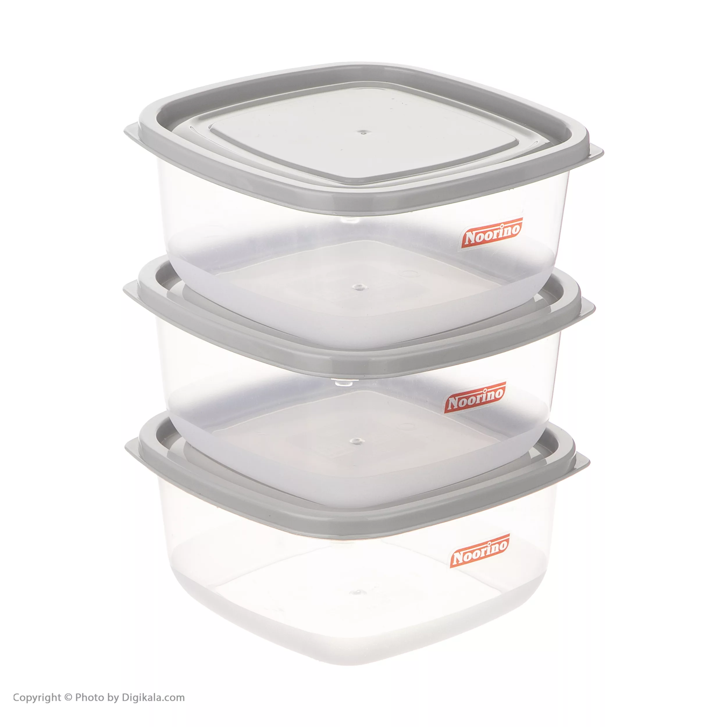 ظرف نگهدارنده نورینو مدل نارون مجموعه 3 عددی