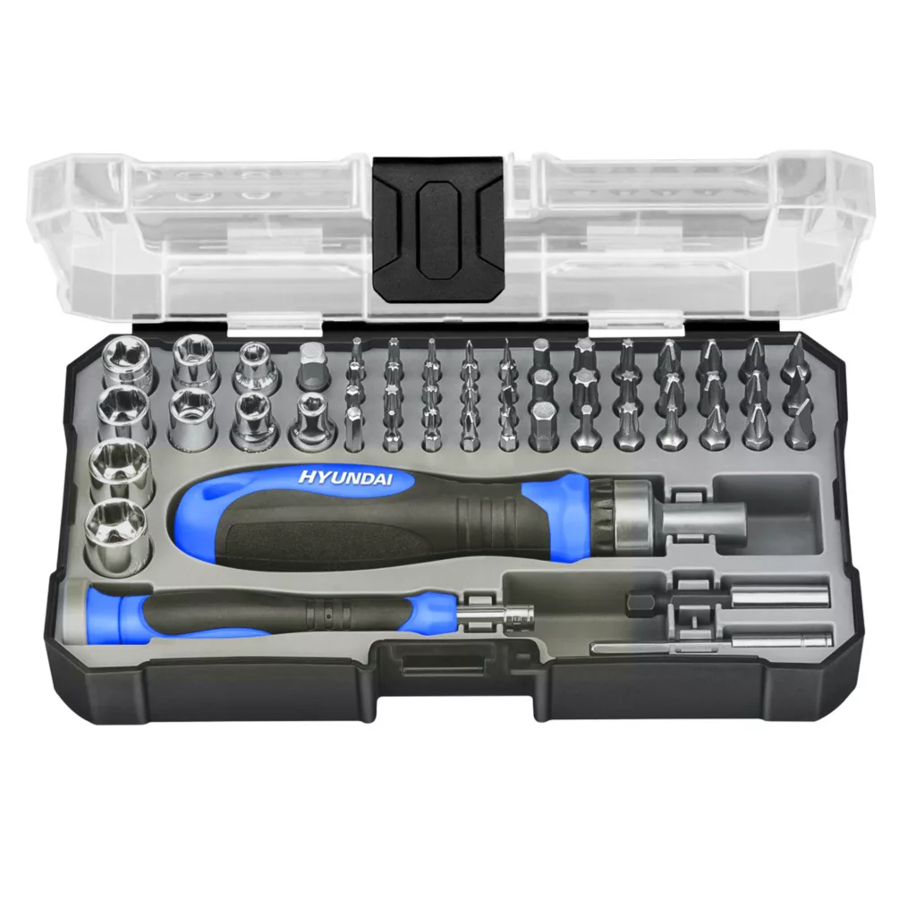 سر پیچگوشتی هیوندای مدل HC-55B مجموعه‌ی 55 عددی