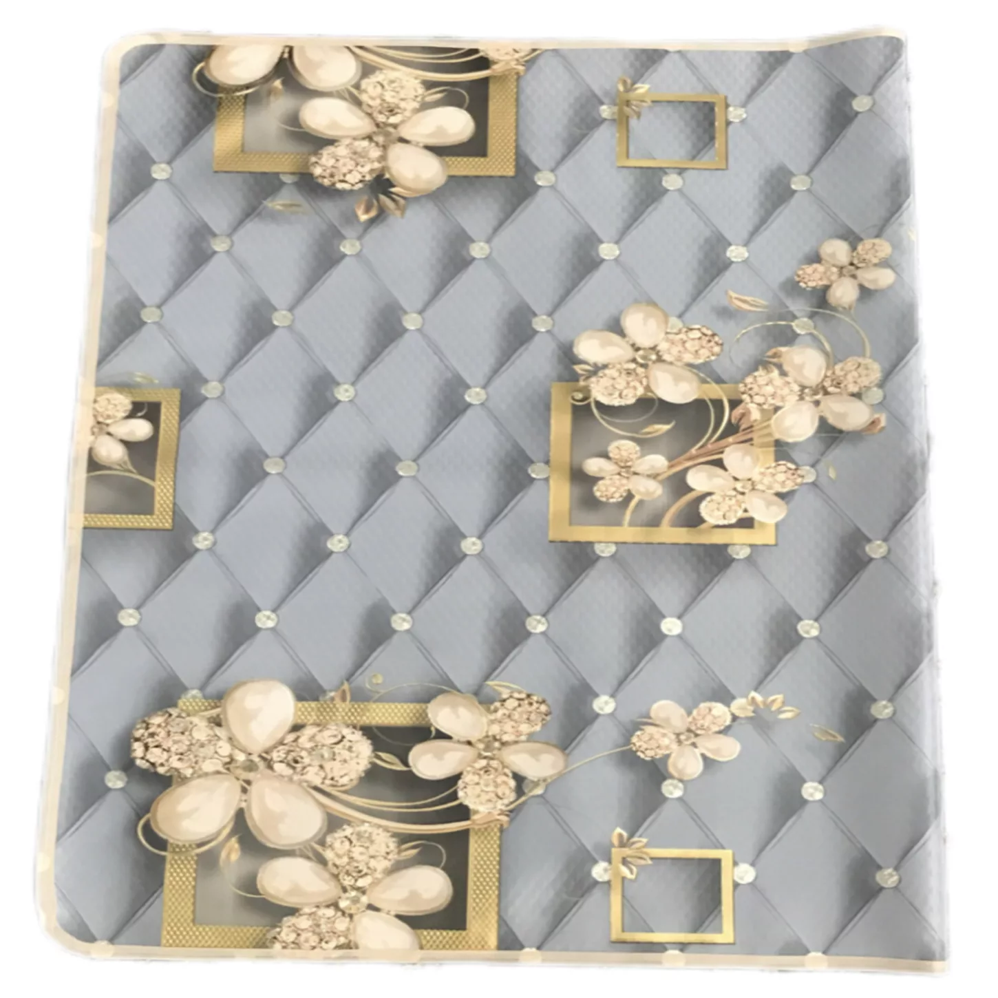 سفره 4 نفره مدل لوتوس پشت نخی 100×100 سانتی متر کد 06