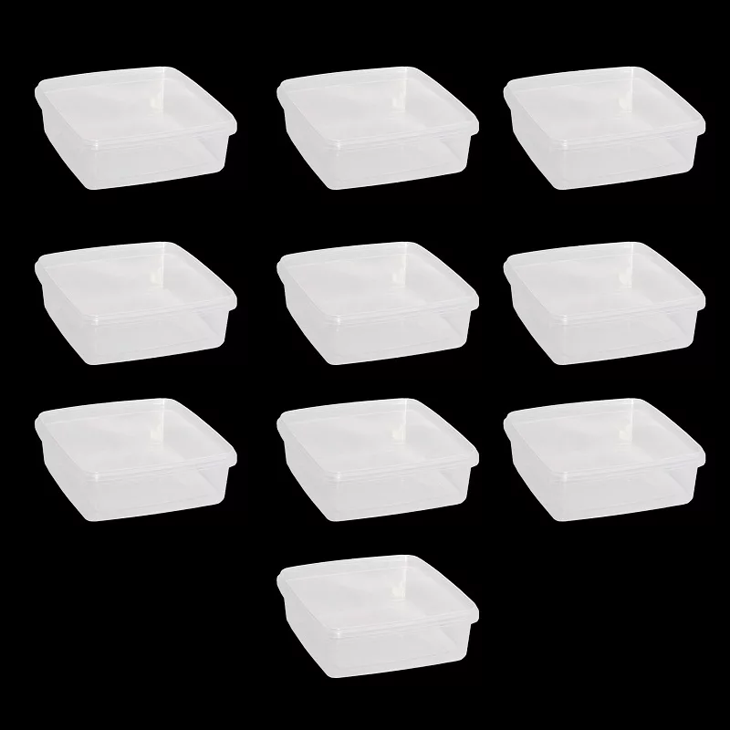 ظرف نگهدارنده پولاد پویش مدل مربع مجموعه 10عددی