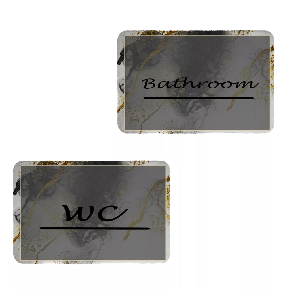 پادری طرح حمام و سرویس بهداشتی کد 8694 سایز 60×40 سانتی متر مجموعه دو عددی