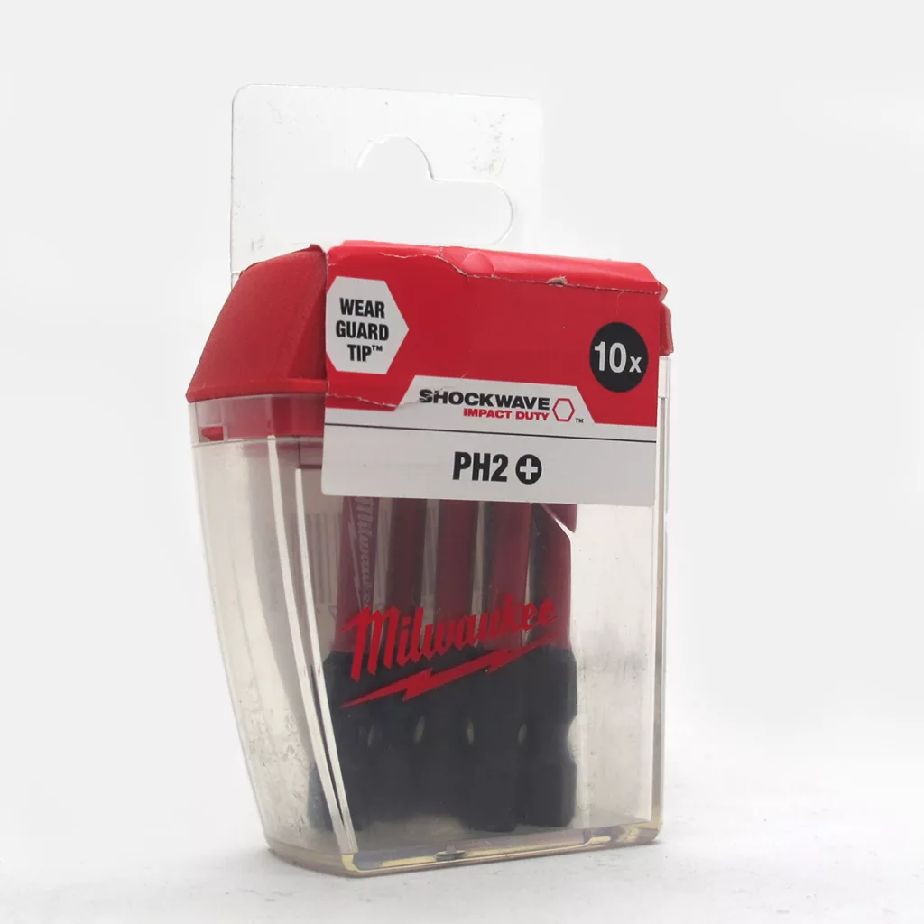 سری دریل شارژی چهارسو میلواکی مدل PH2 بسته 10 عددی