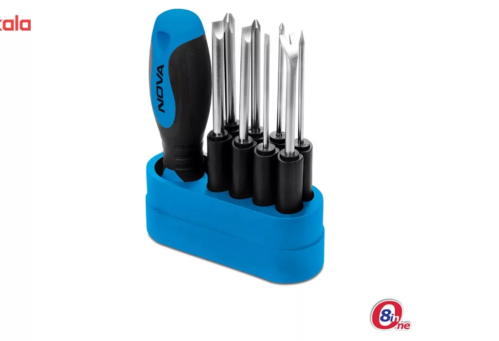 مجموعه 8 عددی پیچ گوشتی نووا مدل NTS 1340