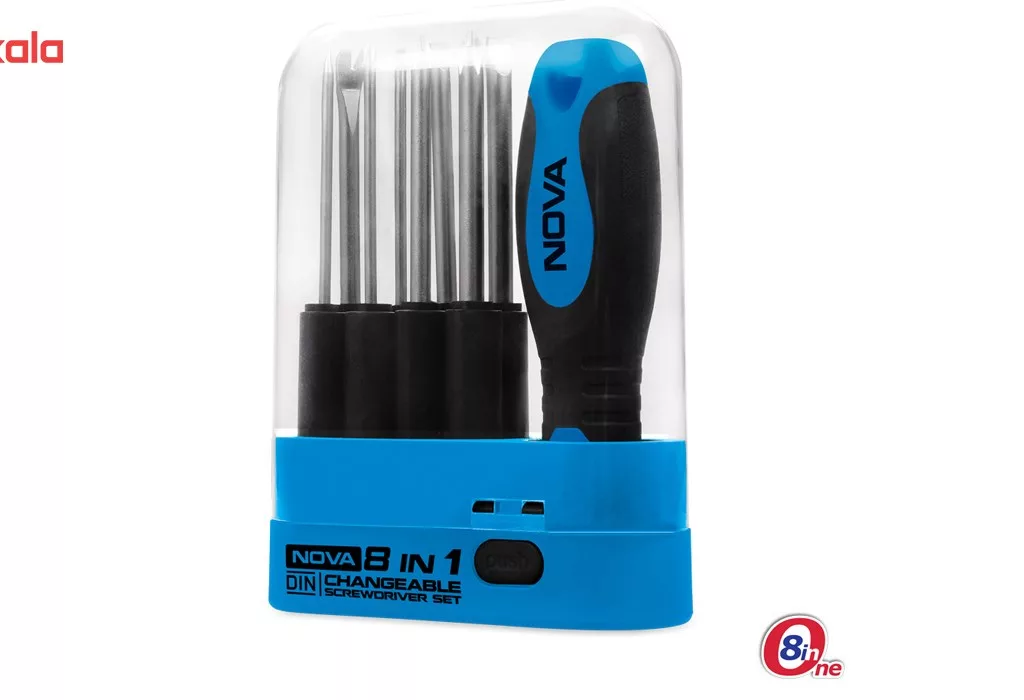 مجموعه 8 عددی پیچ گوشتی نووا مدل NTS 1340