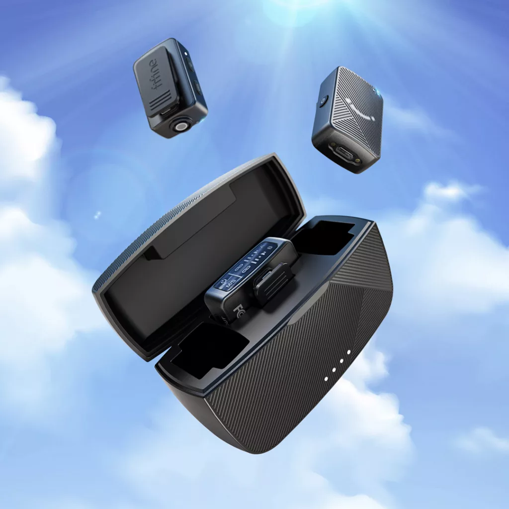 میکروفون یقه ای فای فاین مدل M9 با درگاه اتصال Type C