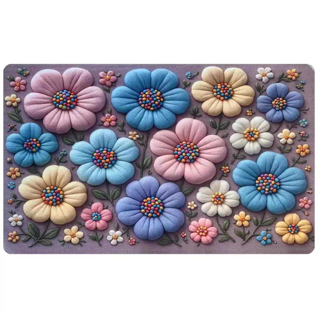 پادری مدل اسفنجی طرح ترک کد RS.186 سایز 70×50 سانتی‌متر مناسب برای فضای داخلی