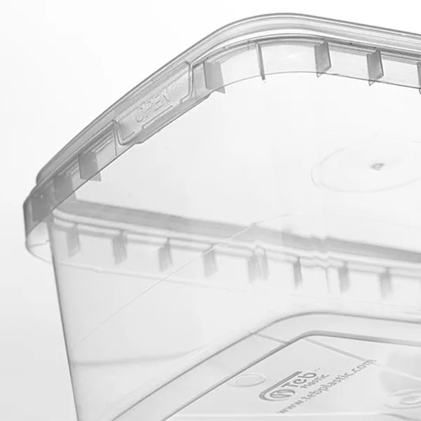 ظرف نگهدارنده مدل teb plastic کد 550cc بسته 4 عددی