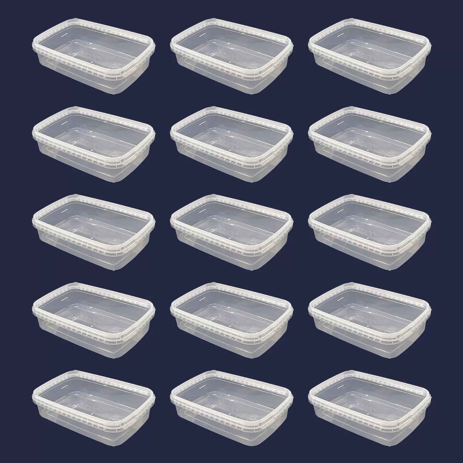 ظرف نگهدارنده مدل microwave کد 700 بسته 15 عددی