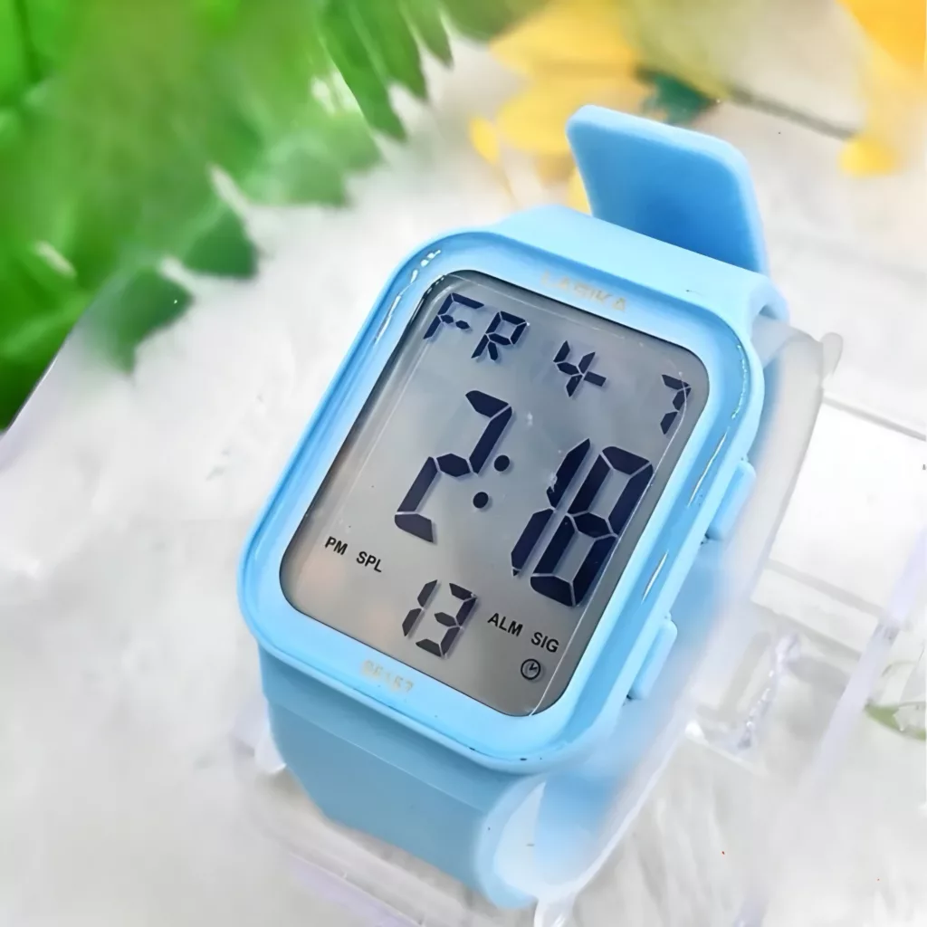 ساعت مچی دیجیتال لاسیکا مدل اسپرت تک زمانه کرنوگراف بند پیو کد L2