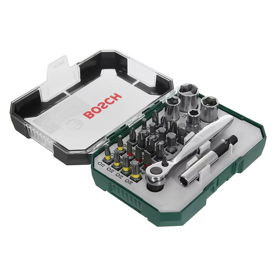 ست سری پیچ گوشتی بوش مدل 2607017322 بسته 26 عددی