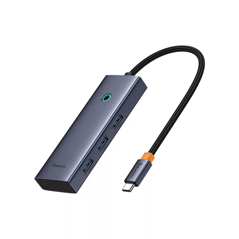 هاب 5 پورت USB-C باسئوس مدل UltraJoy Series HDMI-4K 30Hz Clarity