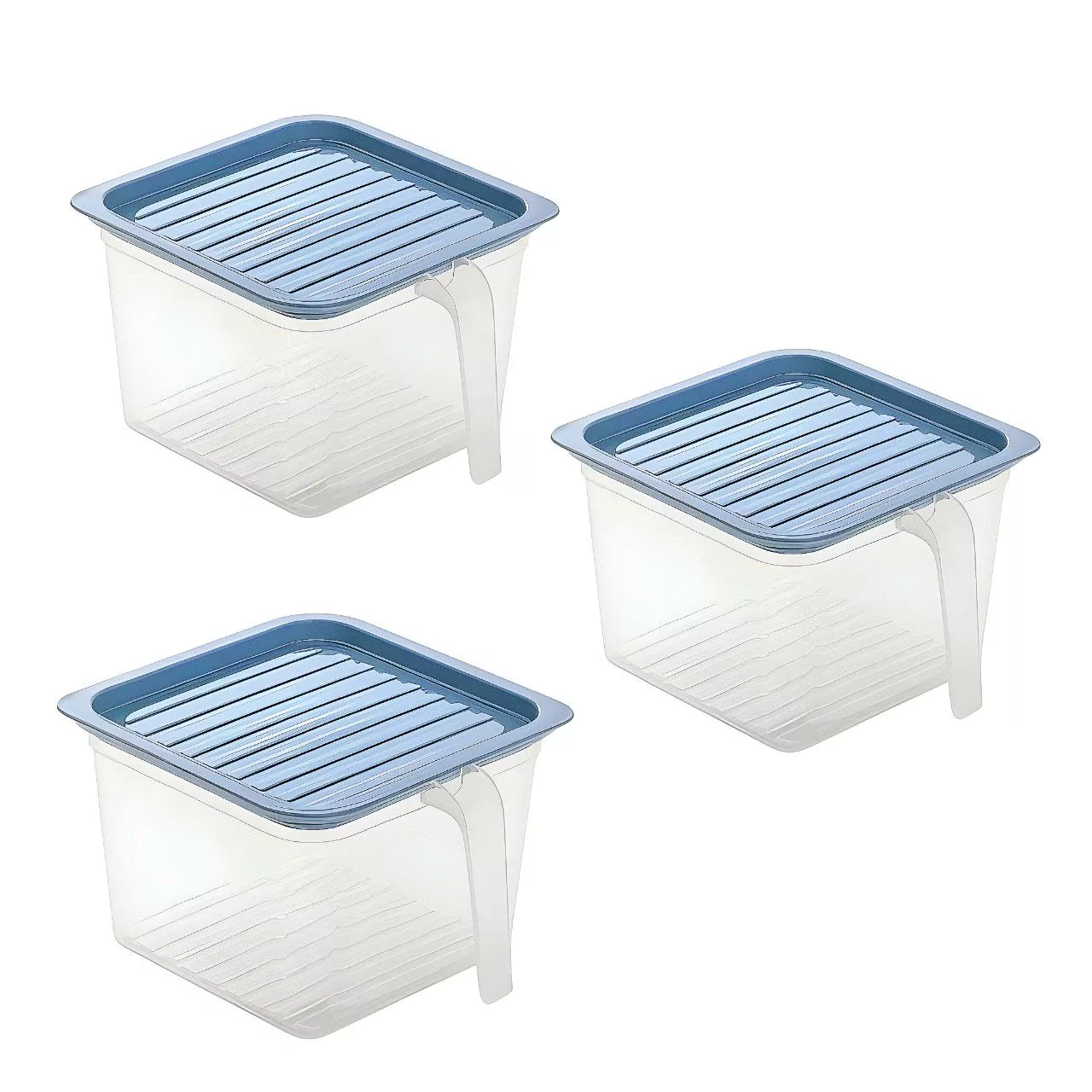 ظرف نگهدارنده مدل دسته دار بسته 3 عددی