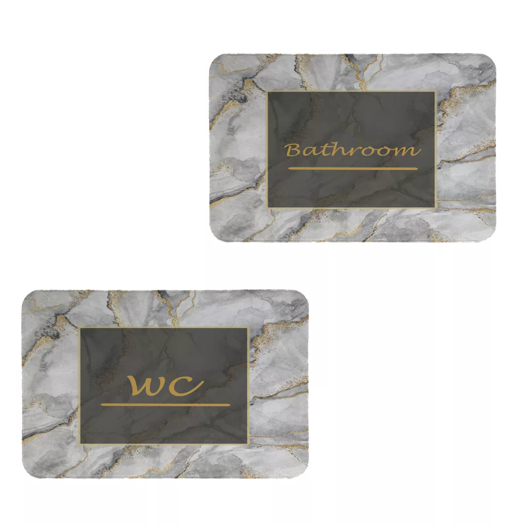 پادری طرح حمام و سرویس بهداشتی کد 8675 سایز 60×40 سانتی متر مجموعه دو عددی