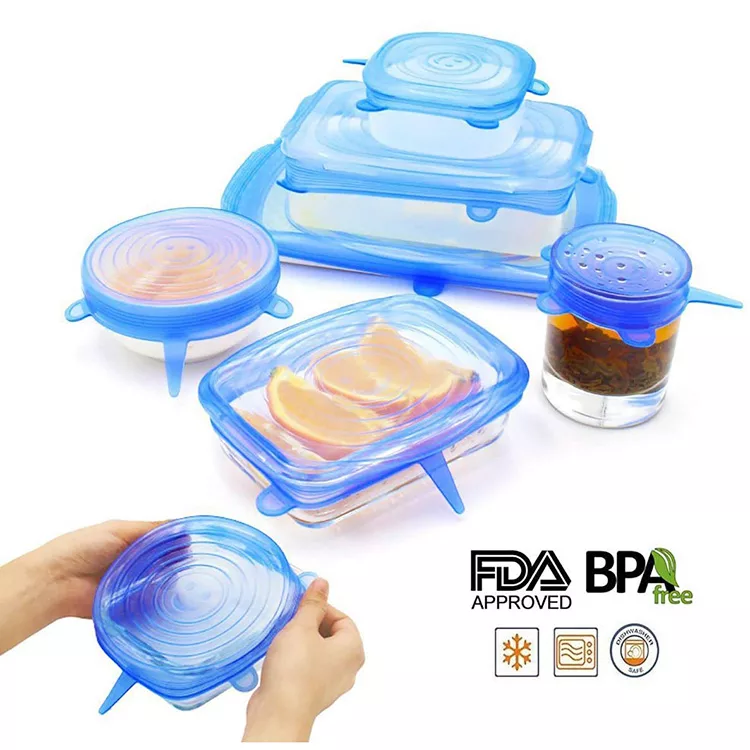 درپوش ظرف مدل SL-2021 مجموعه 6 عددی