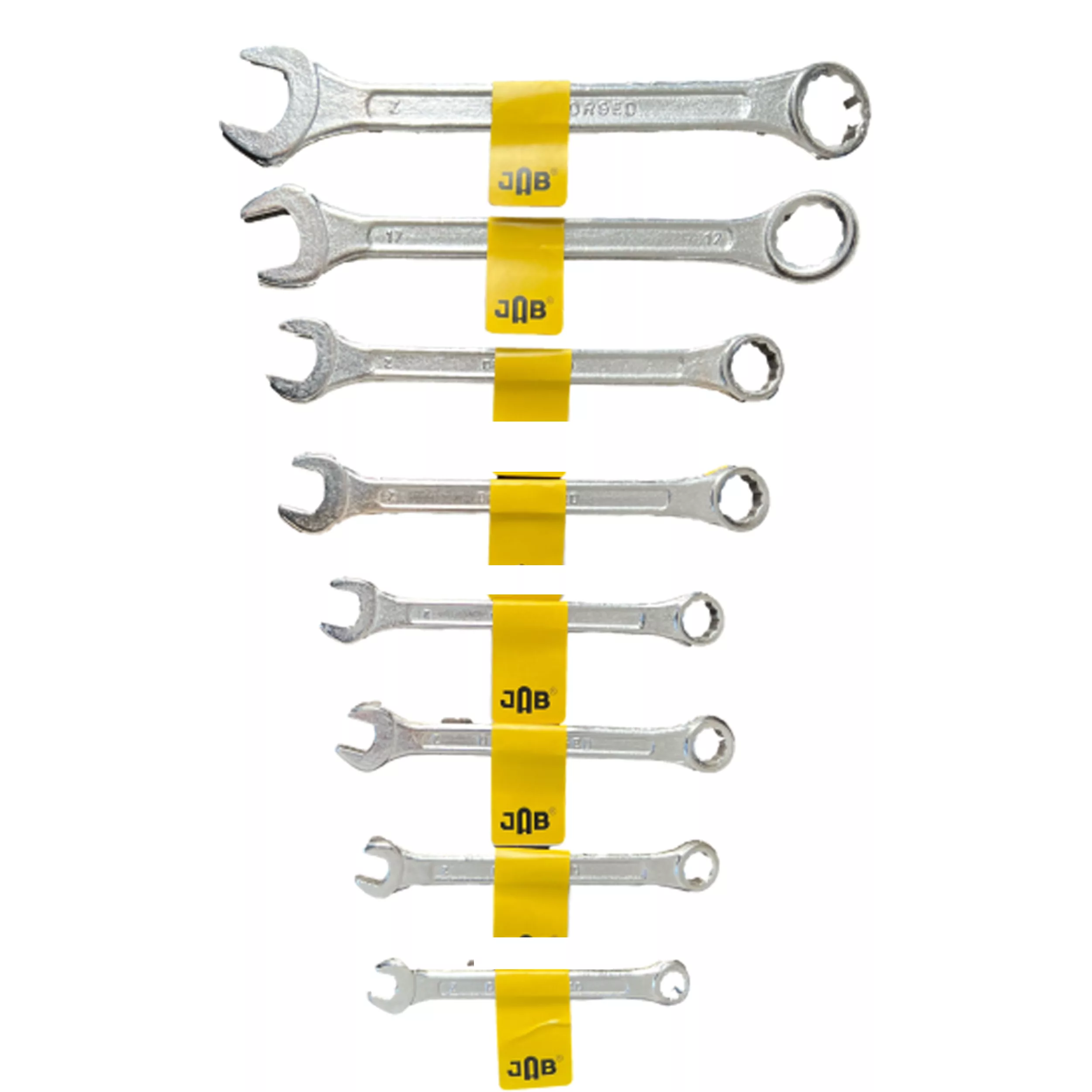 آچار یکسر تخت و یکسر رینگی جاب مدل JB-80008 مجموعه 8 عددی