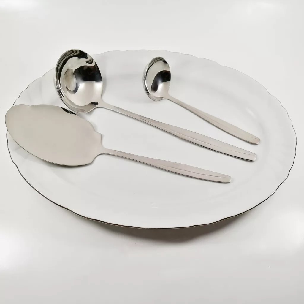 سرویس کفگیر و ملاقه 3 پارچه مدل ماینز