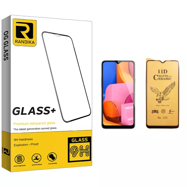محافظ صفحه نمایش سرامیکی راندیکا مدل GLD مناسب برای گوشی موبایل سامسونگ Galaxy A20s