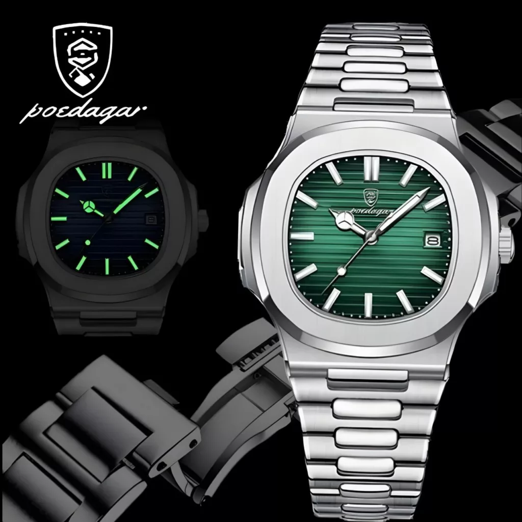 ساعت مچی عقربه‌ای کوارتز مردانه پوداگار مدل پتک کد 004
