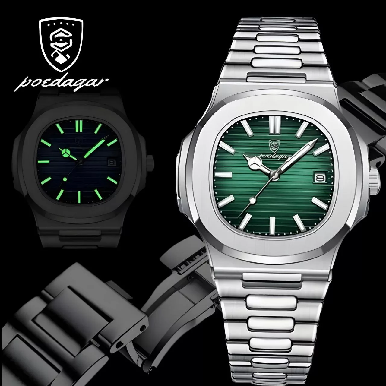 ساعت مچی عقربه‌ای کوارتز مردانه پوداگار مدل پتک کد 004