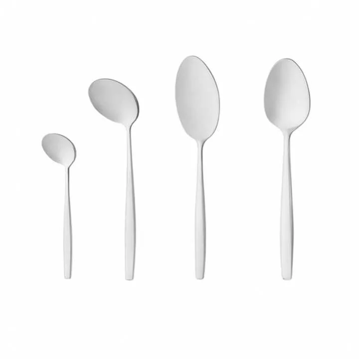 سرویس کفگیر و ملاقه استیل 4 پارچه مدل ماینز