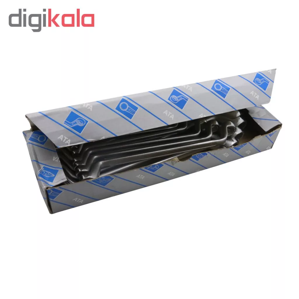 مجموعه 12 عددی آچار دوسر رینگی آتا مدل MX1200