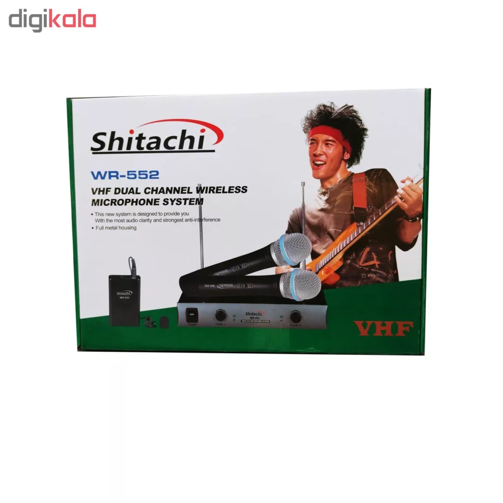 میکروفن بی سیم دو کانال شیتاچی مدل WR-552