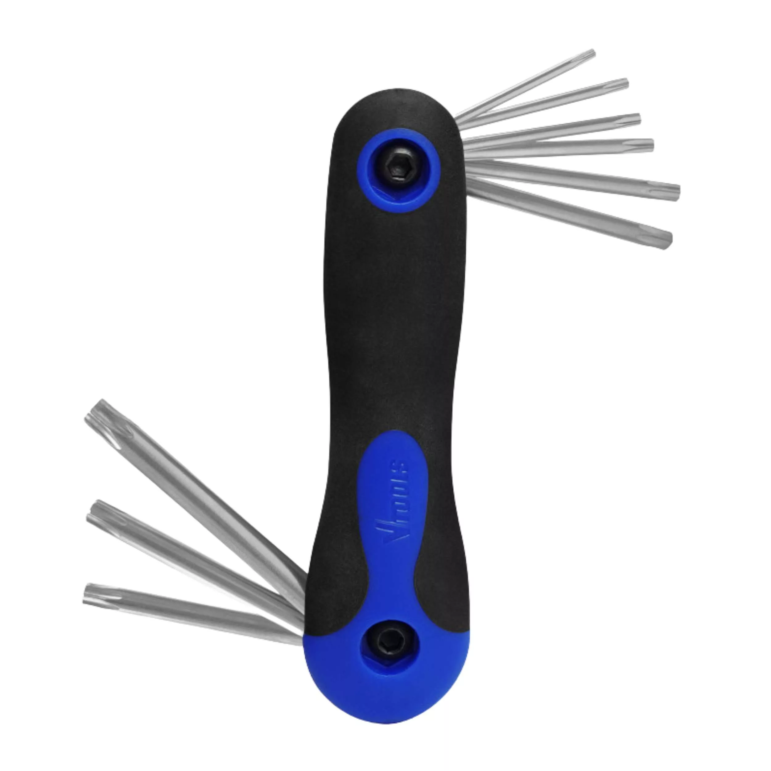 آچار آلن ستاره ای کوتاه وی تولز مدل VT2221 مجموعه 9 عددی