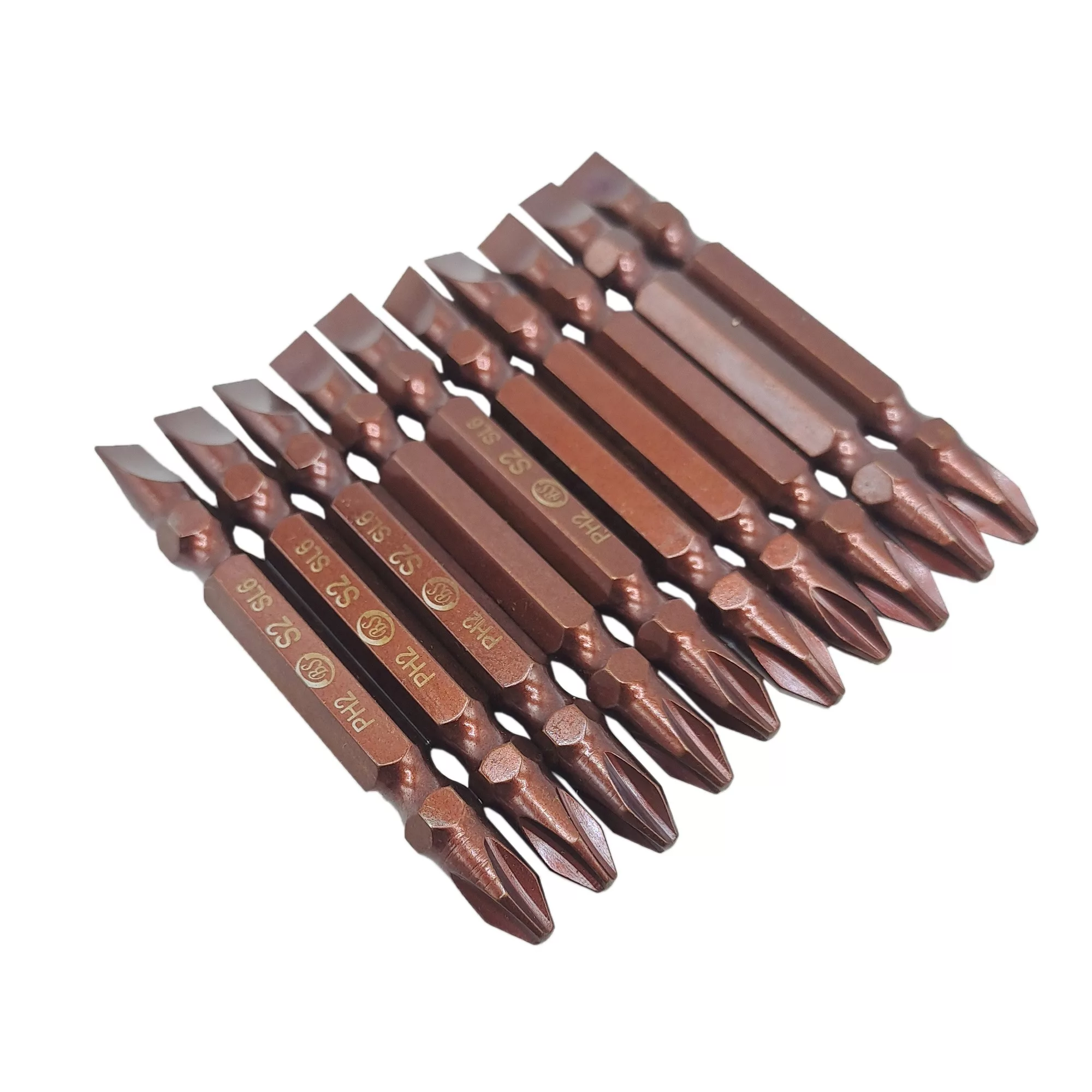 سری پیچ گوشتی یک سر چهارسو یک سر دو سو مدل BS_S2_9060 بسته 10 عددی