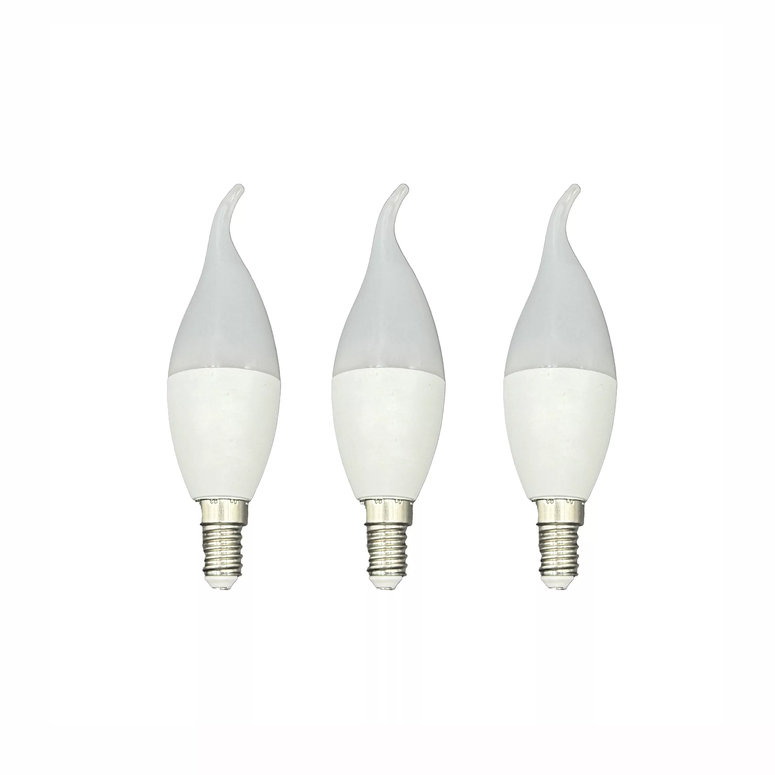 لامپ 7 وات آیلد مدل اشکی پایه E14 مجموعه سه عددی