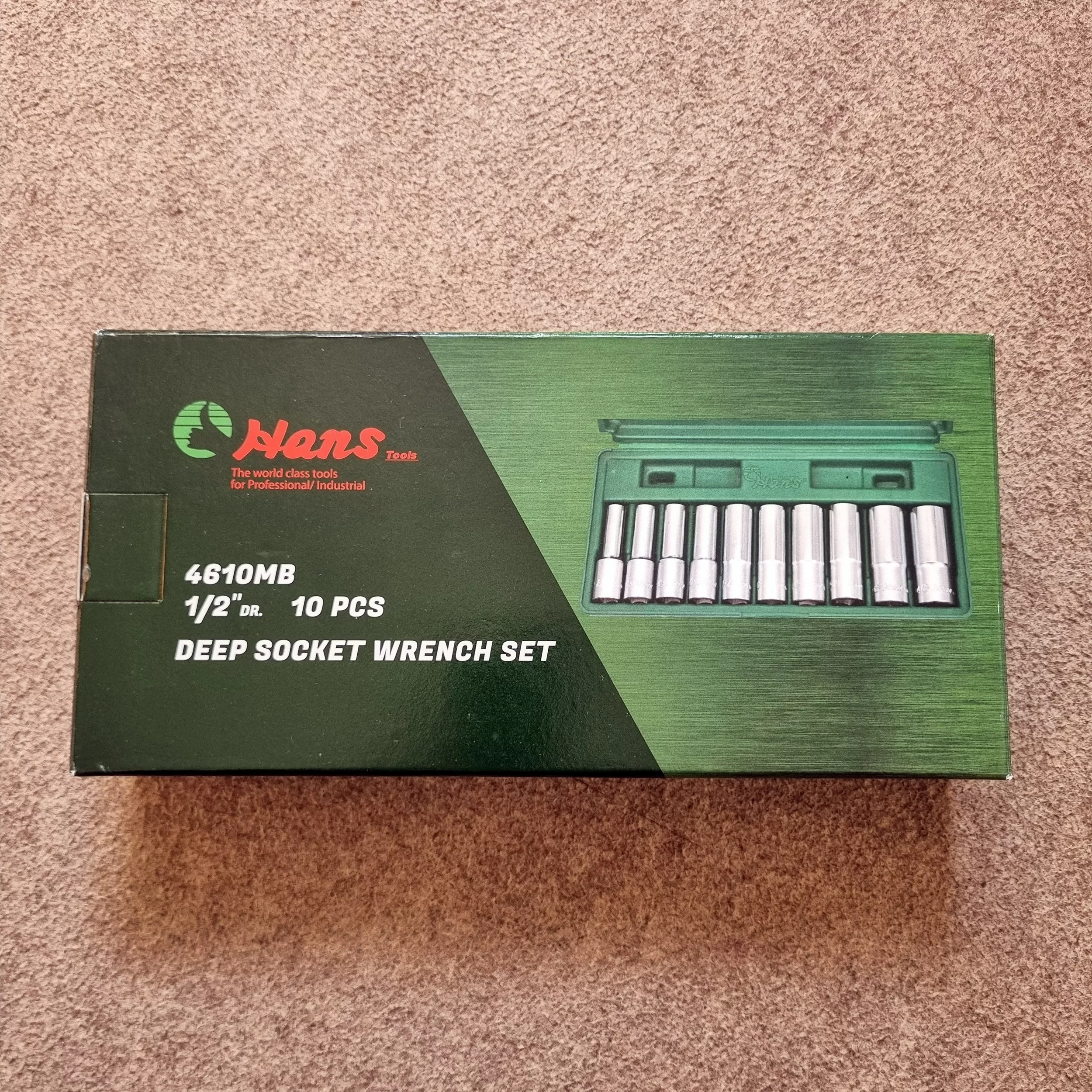 آچار بکس بلند هنس تولز مدل 4610MB مجموعه 10 عددی