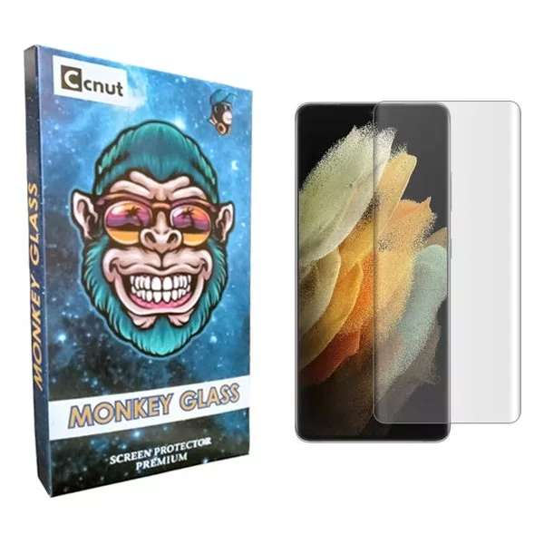 محافظ صفحه نمایش کوکونات مدل mnk UV_NW مناسب برای گوشی موبایل سامسونگ Galaxy S21 Ultra