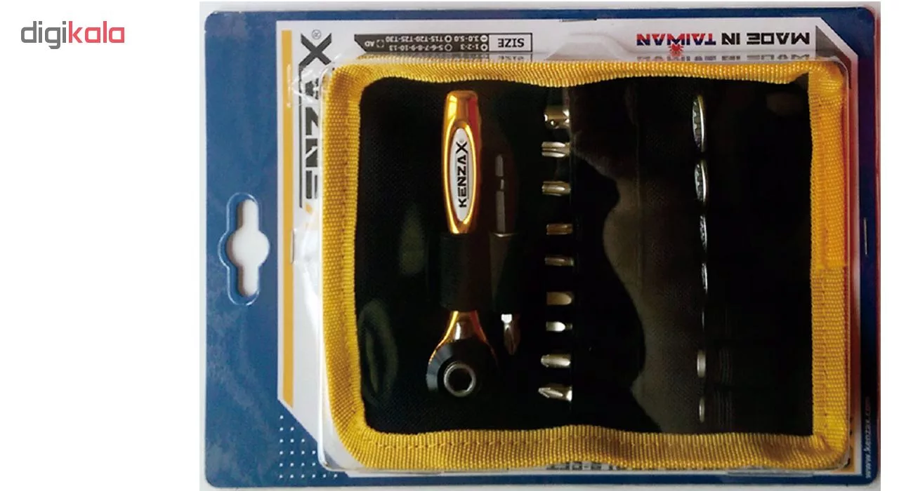 مجموعه 19 عددی سری پیچگوشتی کنزاکس مدل KBR-119