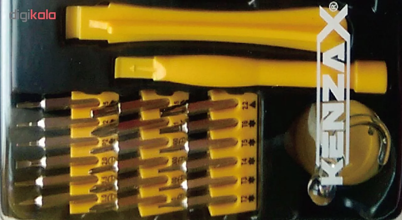 مجموعه 23 عددی پیچ گوشتی تعمیرات کنزاکس مدل KMR-123