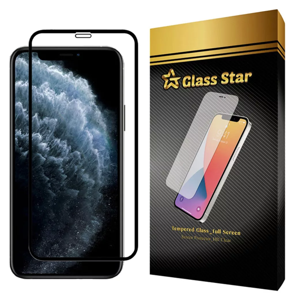 محافظ صفحه نمایش گلس استار مدل FUL مناسب برای گوشی موبایل اپل iPhone 11 Pro