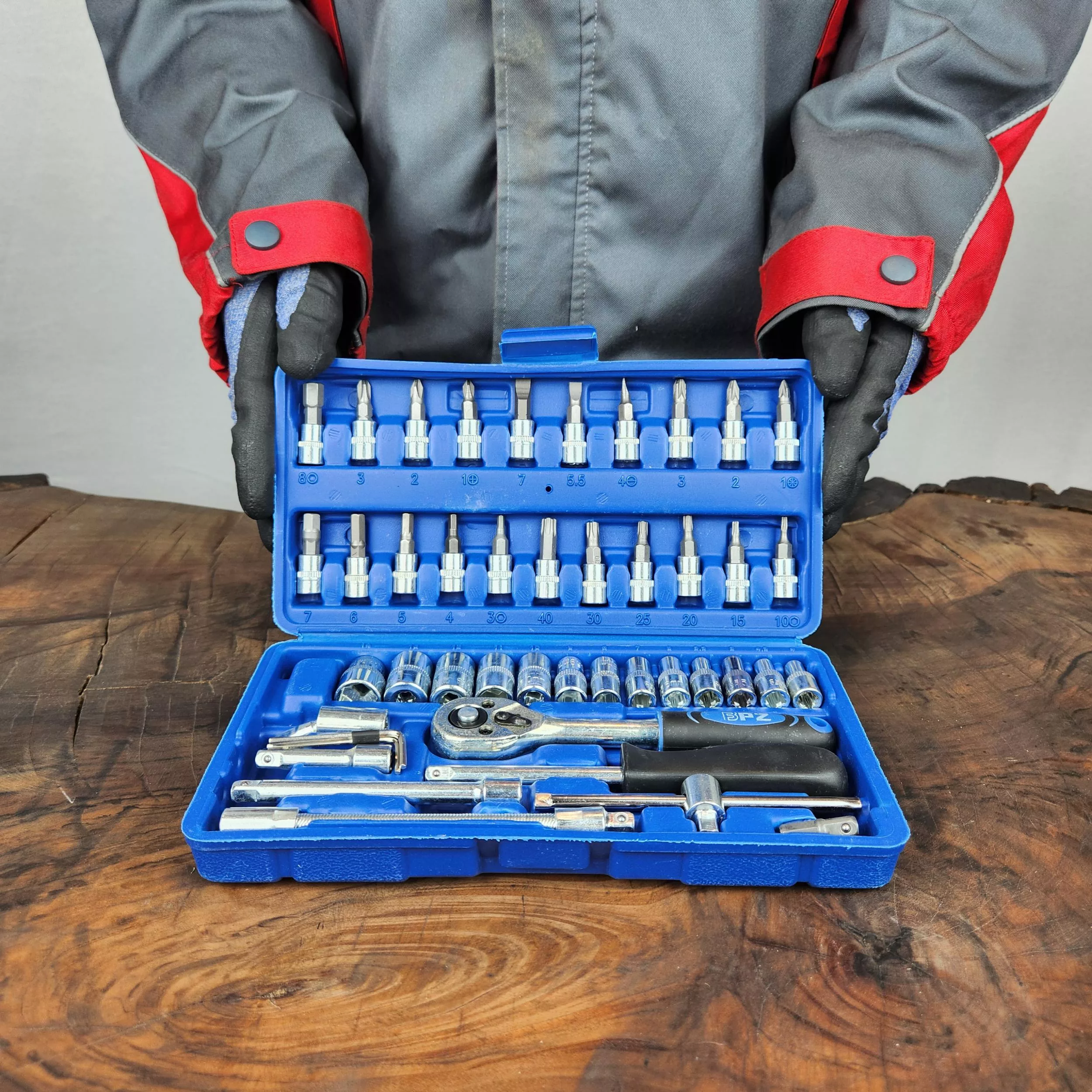 جعبه بکس بی پی زد مدل BPZ4003 مجموعه 46 عددی