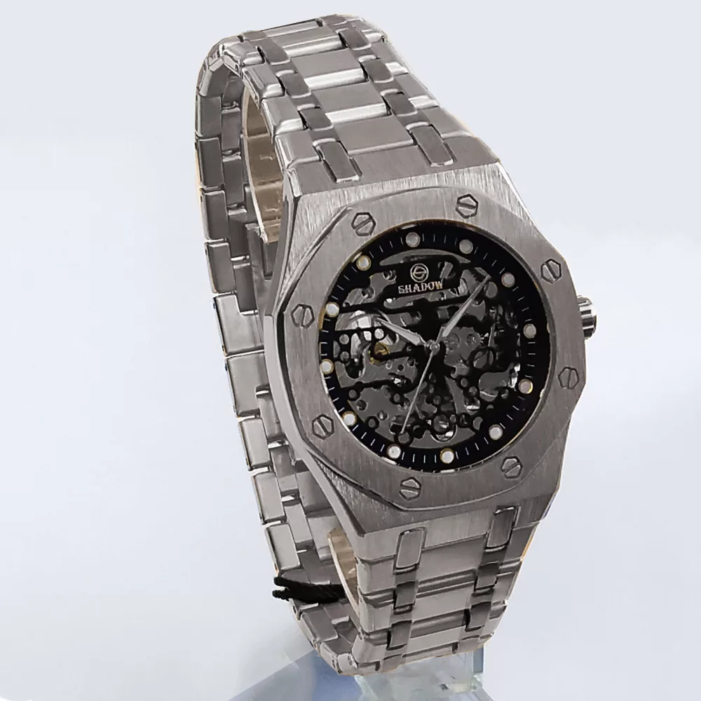 ساعت مچی عقربه‌ای اتوماتیک مردانه مدل اتوماتیک نبضی کوکی اتومات کد 12