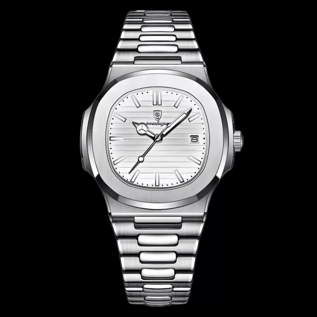 ساعت مچی عقربه‌ای کوارتز مردانه پوداگار مدل طرح پتک کد 001