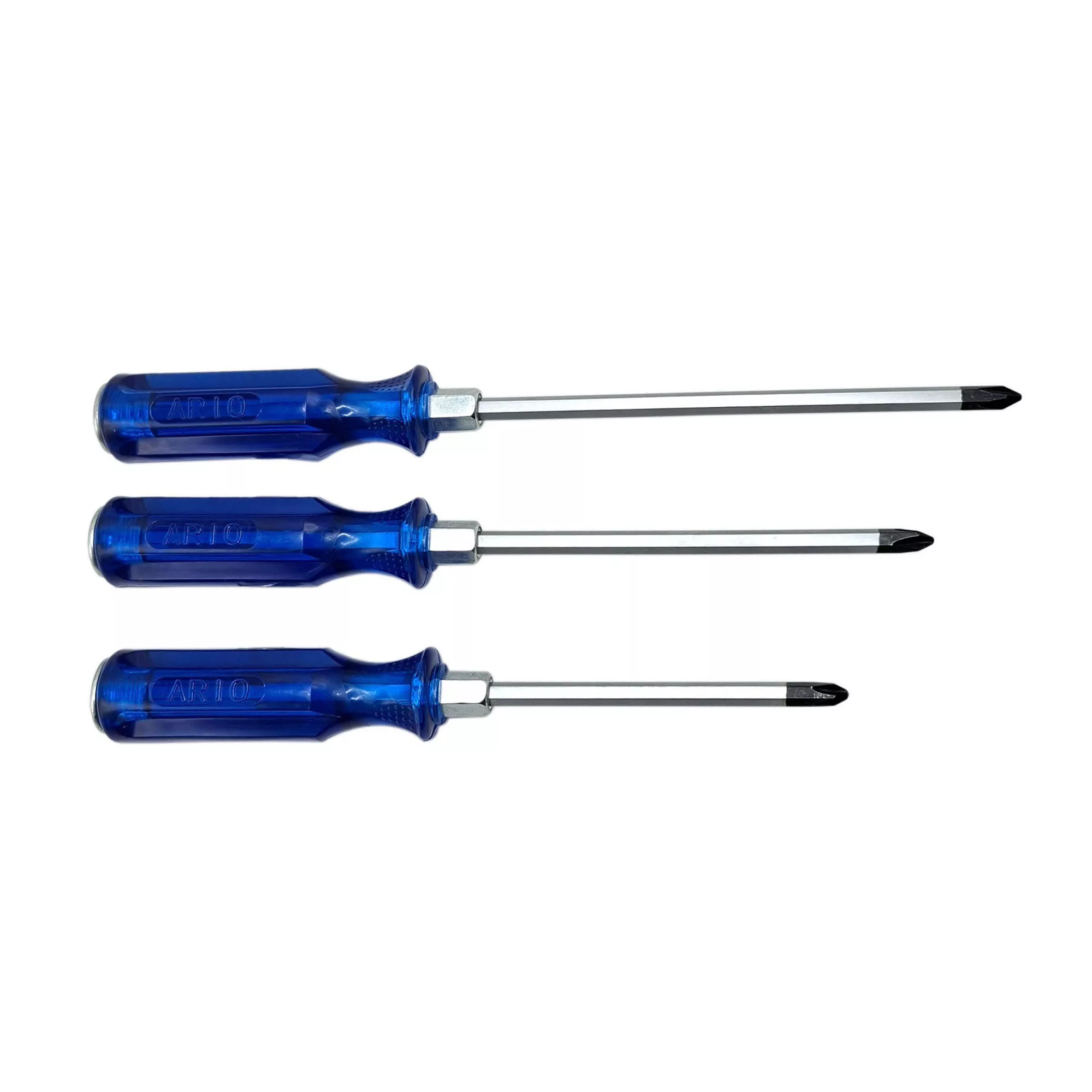 پیچ گوشتی ضربه خور دوسو و چهارسو آریو مدل 7PCS بسته 7 عددی