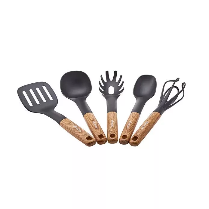 سرویس کفگیر و ملاقه 5 پارچه کاراجا مدل Brownwood