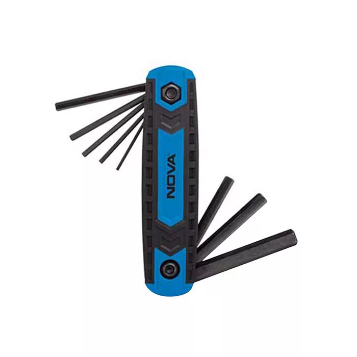 آچار آلن چاقویی ستاره‌ای نووا مدل 1161 مجموعه 8 عددی