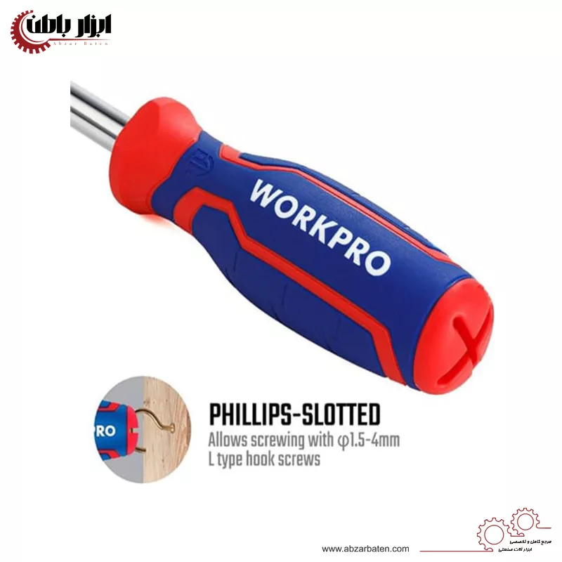 پیچ گوشتی دوسر ورک پرو مدل شش کاره WP221046-6-IN-1