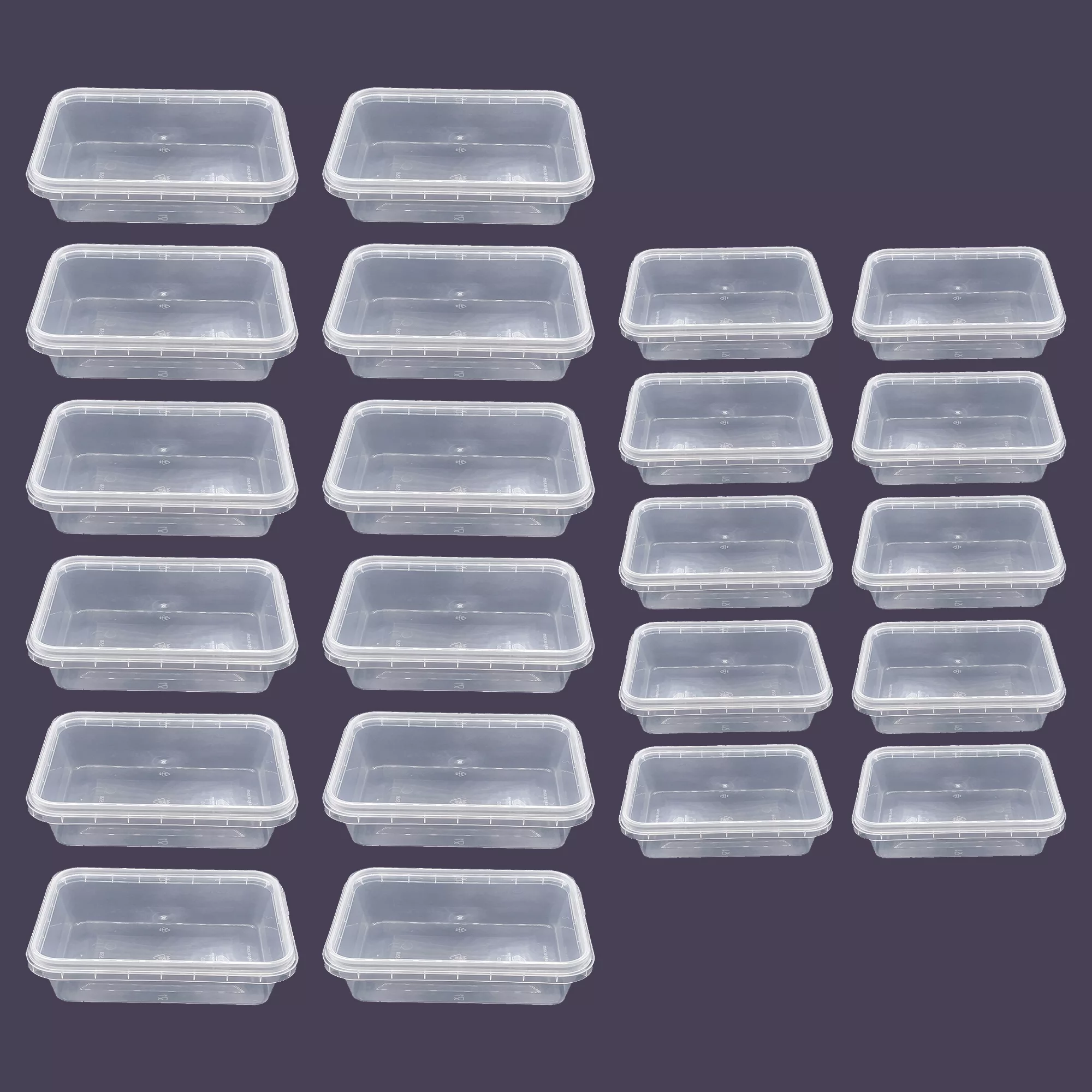 ظرف نگهدارنده مدل فریزری کد 400cc-700cc بسته 22 عددی