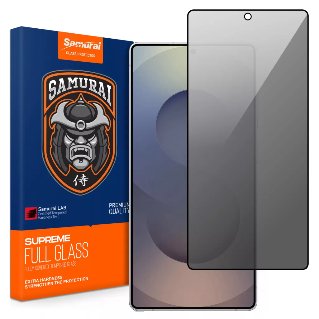 محافظ صفحه نمایش حریم شخصی سامورایی مدل Private مناسب برای گوشی موبایل سامسونگ Galaxy S25 Ultra