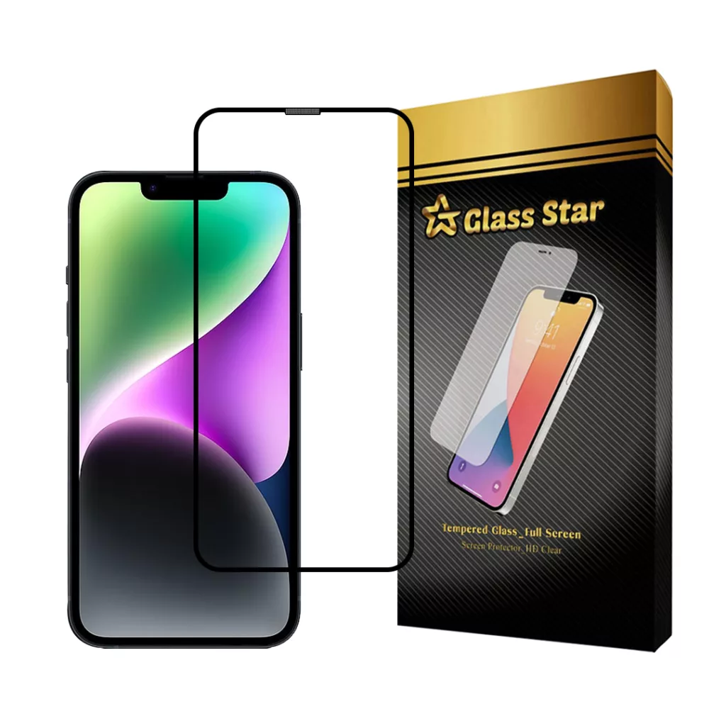 محافظ صفحه نمایش گلس استار مدل  FULPLUSS مناسب برای گوشی موبایل اپل iPhone 14