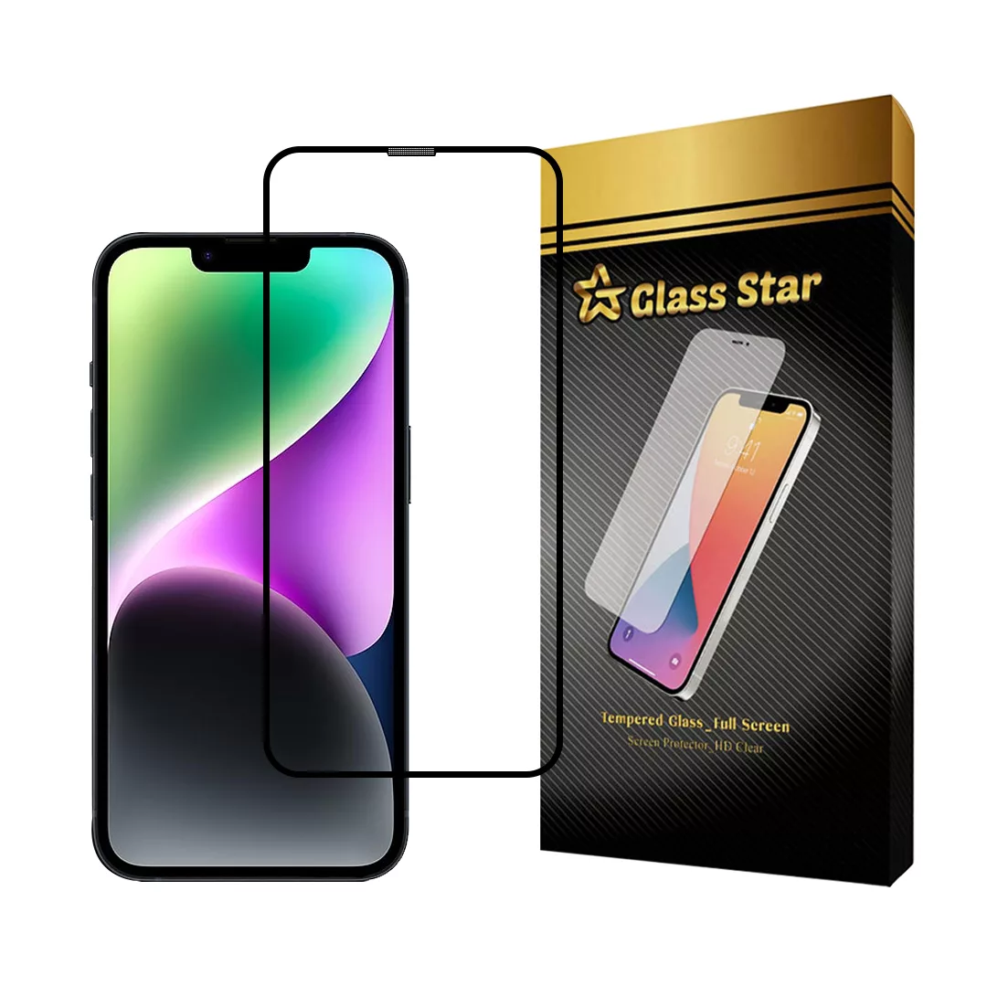 محافظ صفحه نمایش گلس استار مدل  FULPLUSS مناسب برای گوشی موبایل اپل iPhone 14