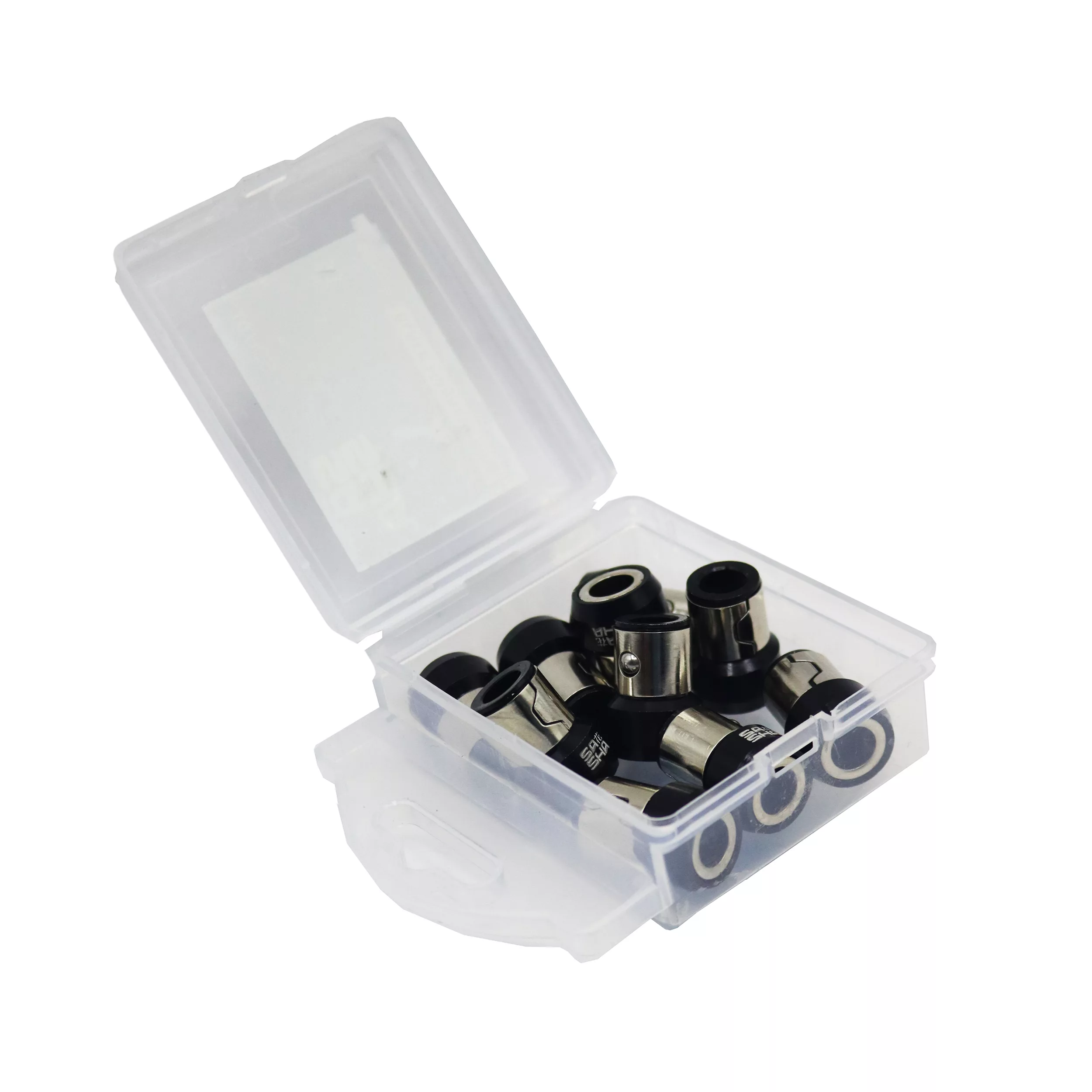 حلقه سر پیچ گوشتی مدل مغناطیسی YP-BLACK Magnetic Ring-1/4 مجموعه 10 عددی