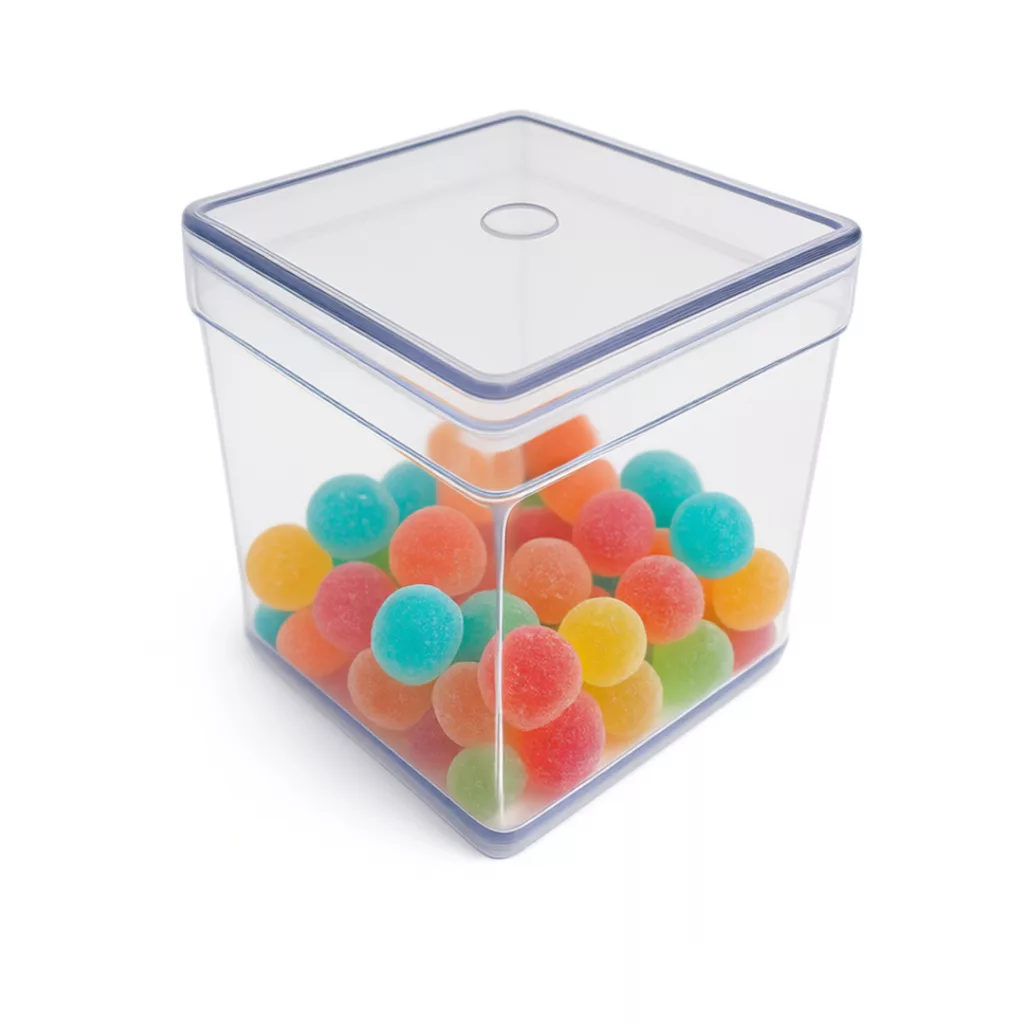 ظرف نگهدارنده مدل مکعب بسته 4 عددی