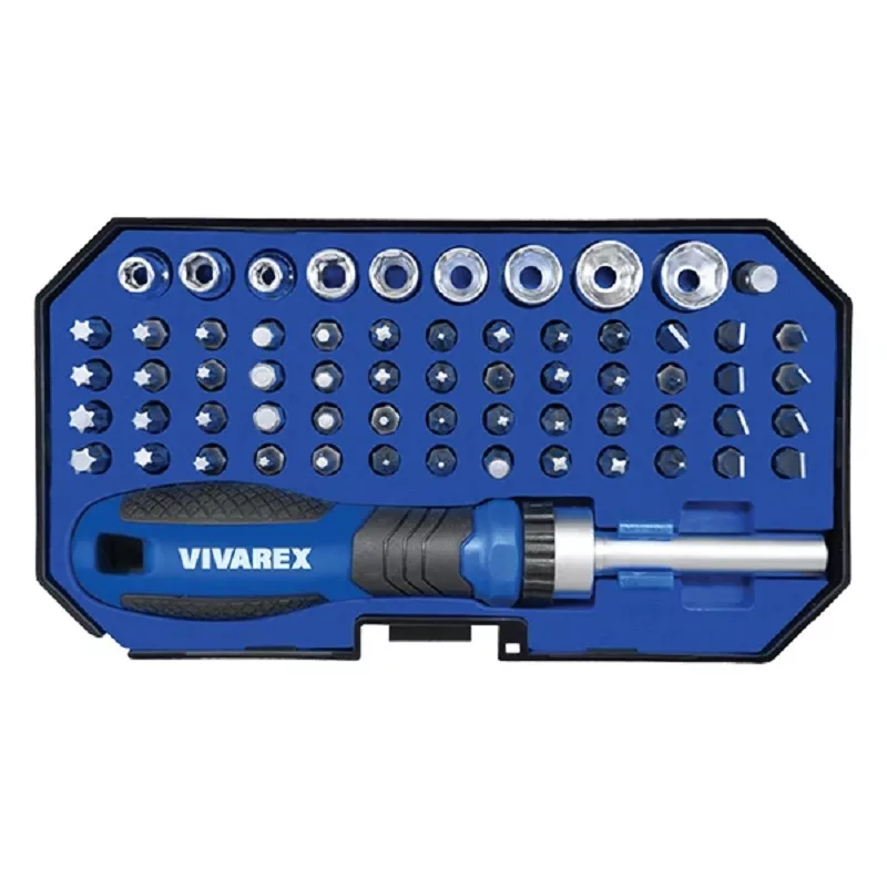 پیچ گوشتی وبکس  جغجغه ای ویوارکس مدل vr6365-sd مجموعه 64 عددی