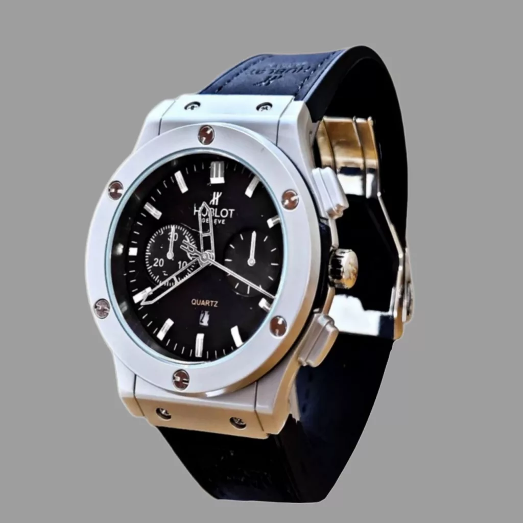 ساعت مچی عقربه‌ای مردانه  مدل تک موتور_silvr_Ts02