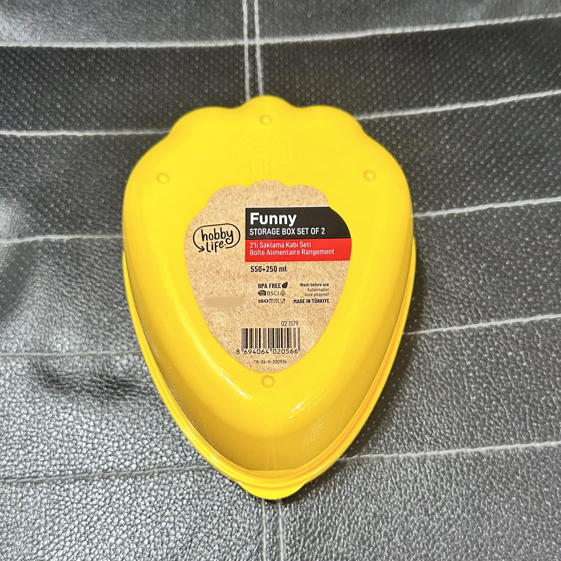 ظرف نگهدارنده هوبی لایف مدل Funny کد 021179 بسته دو عددی